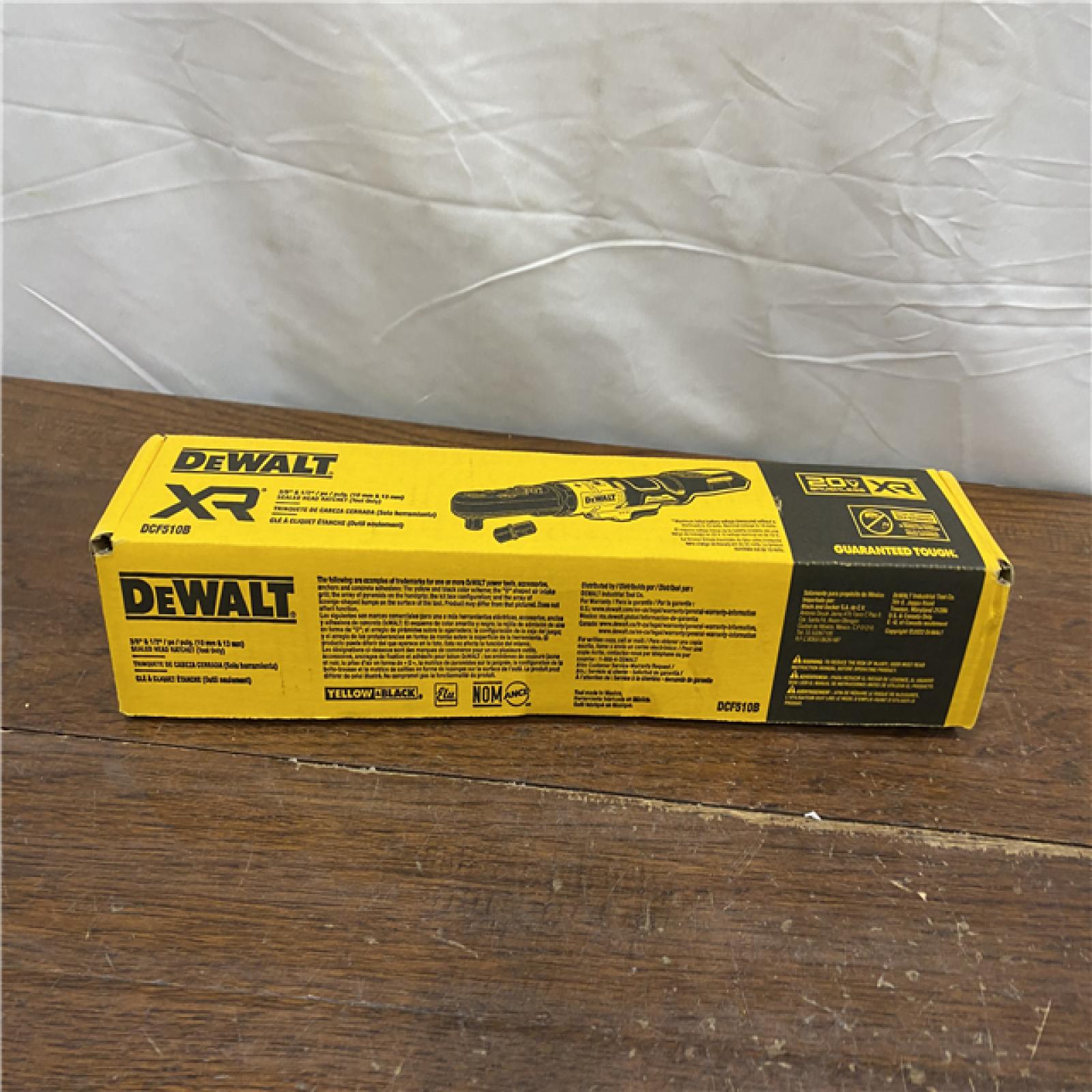 NEW 20-Volt Cordless 3/8 in. to 1/2 in. Ratchet (Tool-Only)