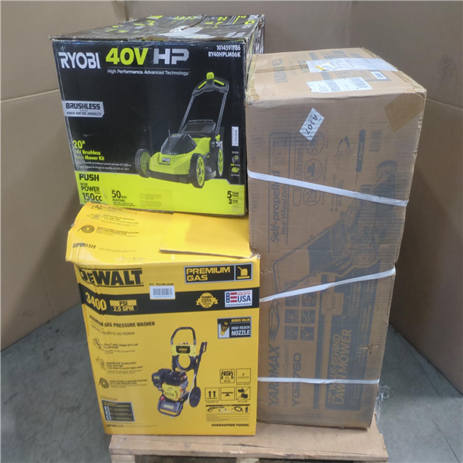 CALIFORNIA AS-IS OUTDOOR POWER EQUIPMENT