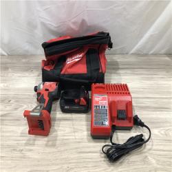 AS-IS Milwaukee M18 Compact Brushless 1/4  Hex Impact Driver Kit