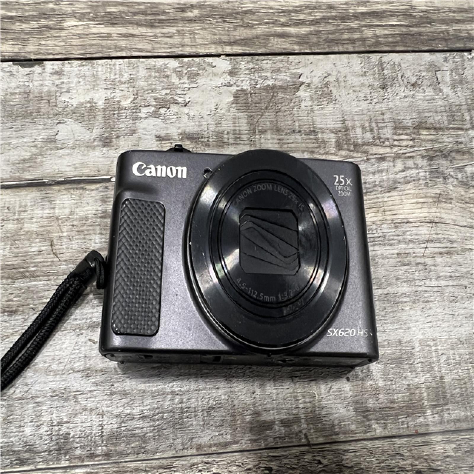 AS-IS Canon PowerShot SX620 HS 20.2 Megapixel Digital Camera- Black