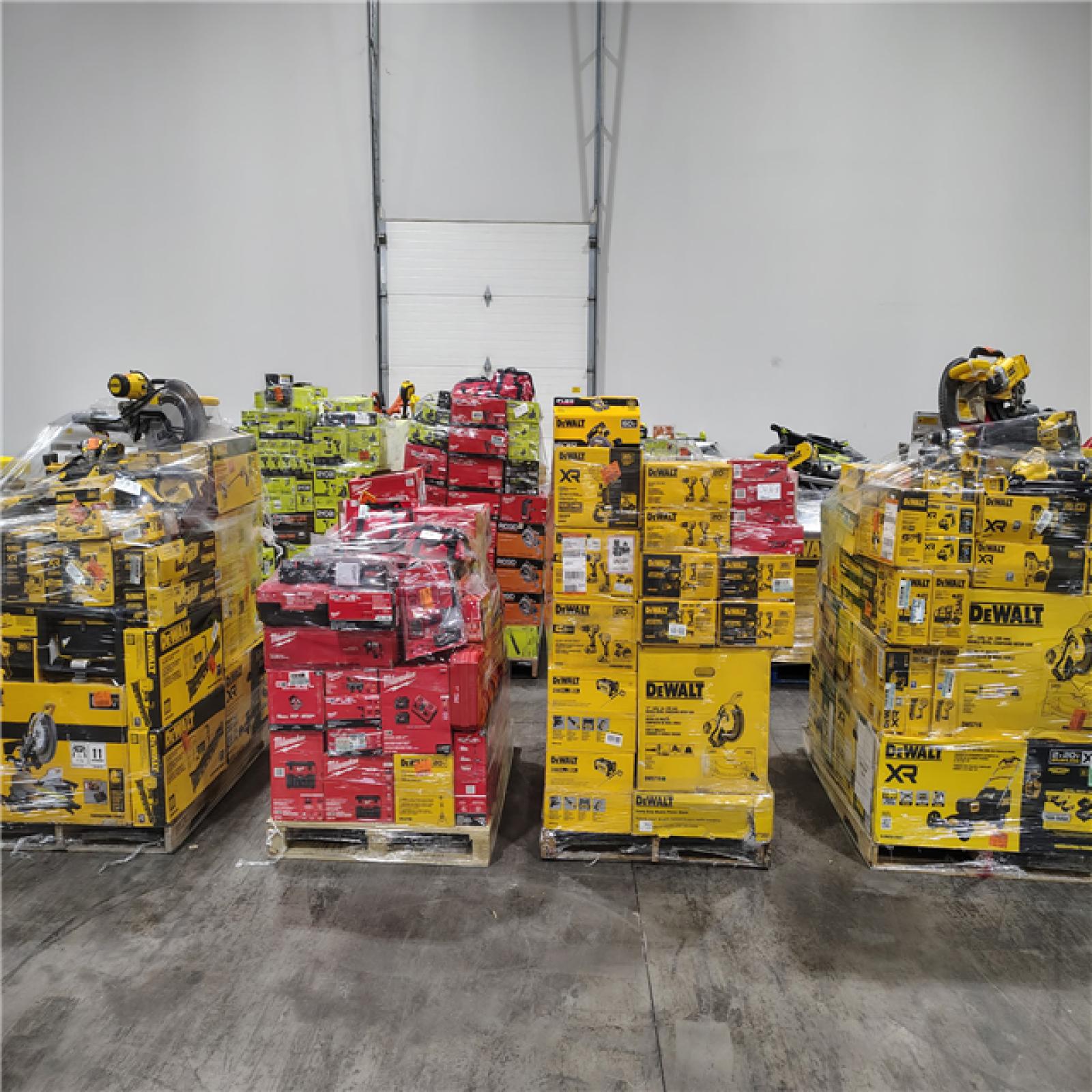 Pittston Location As-Is Power Tools Partial Truckload (13 Pallets) 0476-B