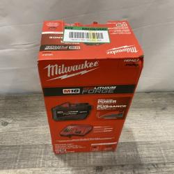 NEW - Milwaukee 18-Volt Lithium-Ion REDLITHIUM FORGE Starter Kit with 12. 0Ah Battery and Charger