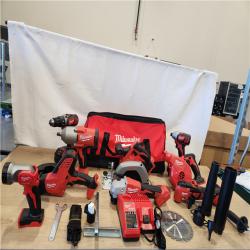 AS-IS- Milwaukee 18-Volt Lithium-Ion Cordless (9-Tool) Combo Kit