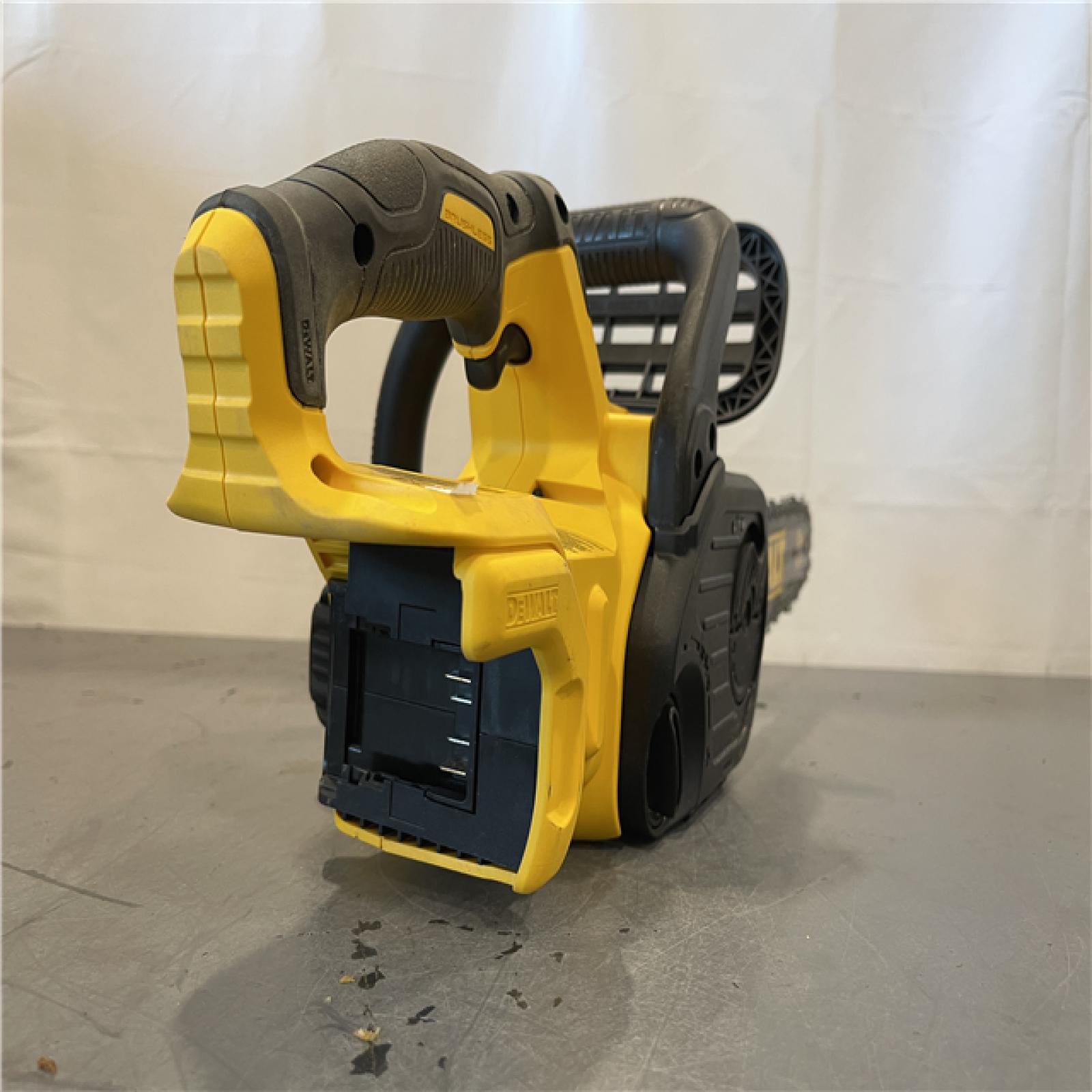 AS-IS - DEWALT 20V MAX 12in. Brushless Cordless Battery Powered Chainsaw (Tool Only)