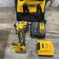 AS-IS DEWALT Atomic 20V Max Lithium-Ion Brushless Cordless Compact 1/4 in. Impact Driver Kit