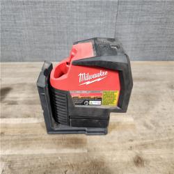 HOUSTON LOCATION - AS-IS Milwaukee Green 125 Ft. Cross Line and Plumb Points Laser Level Kit