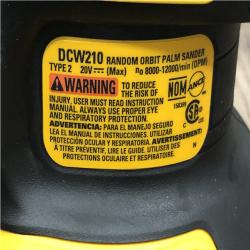 AS-IS DEWALT 20V MAX XR Cordless Brushless 5 in. Random Orbital Sander (Tool Only)