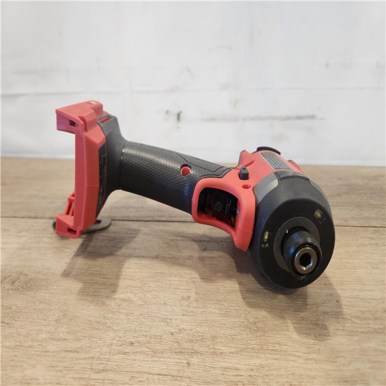 AS-IS- Milwaukee FUEL 18V Lithium-Ion Brushless Cordless 1/4 in. Hex Impact Driver (Tool-Only)