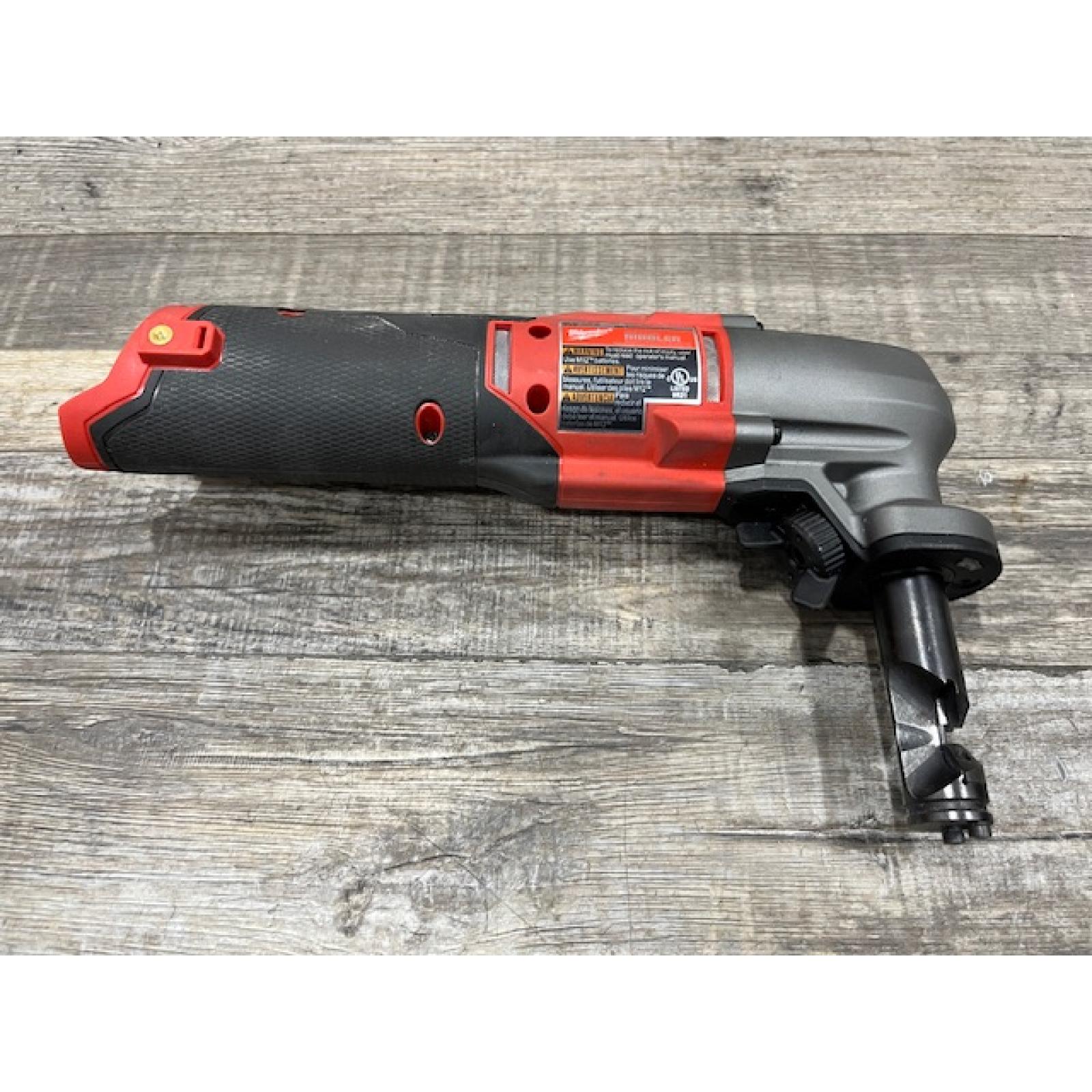 AS-IS Milwaukee FUEL 12-Volt Lithium-Ion Brushless Cordless 16-Gauge Variable Speed Nibbler (Tool-Only)