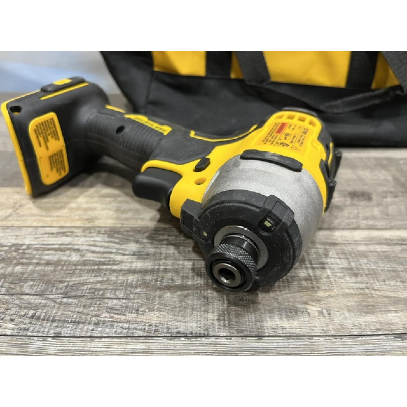 AS-IS DEWALT Atomic 20V Max Lithium-Ion Brushless Cordless Compact 1/4 in. Impact Driver Kit