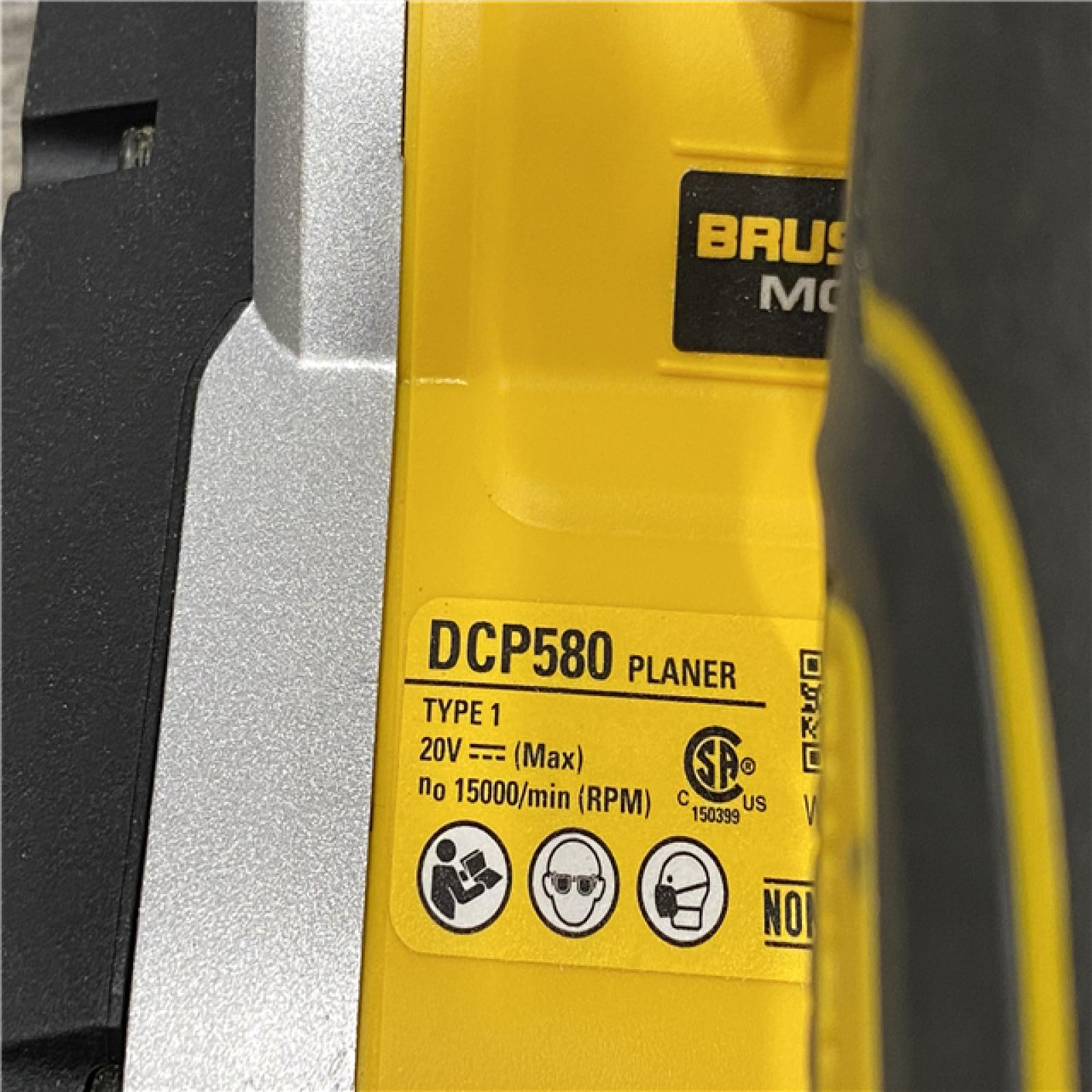 AS-IS DEWALT 20V MAX XR Cordless Brushless 3-1/4 in. Planer (Tool Only)