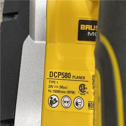 AS-IS DEWALT 20V MAX XR Cordless Brushless 3-1/4 in. Planer (Tool Only)