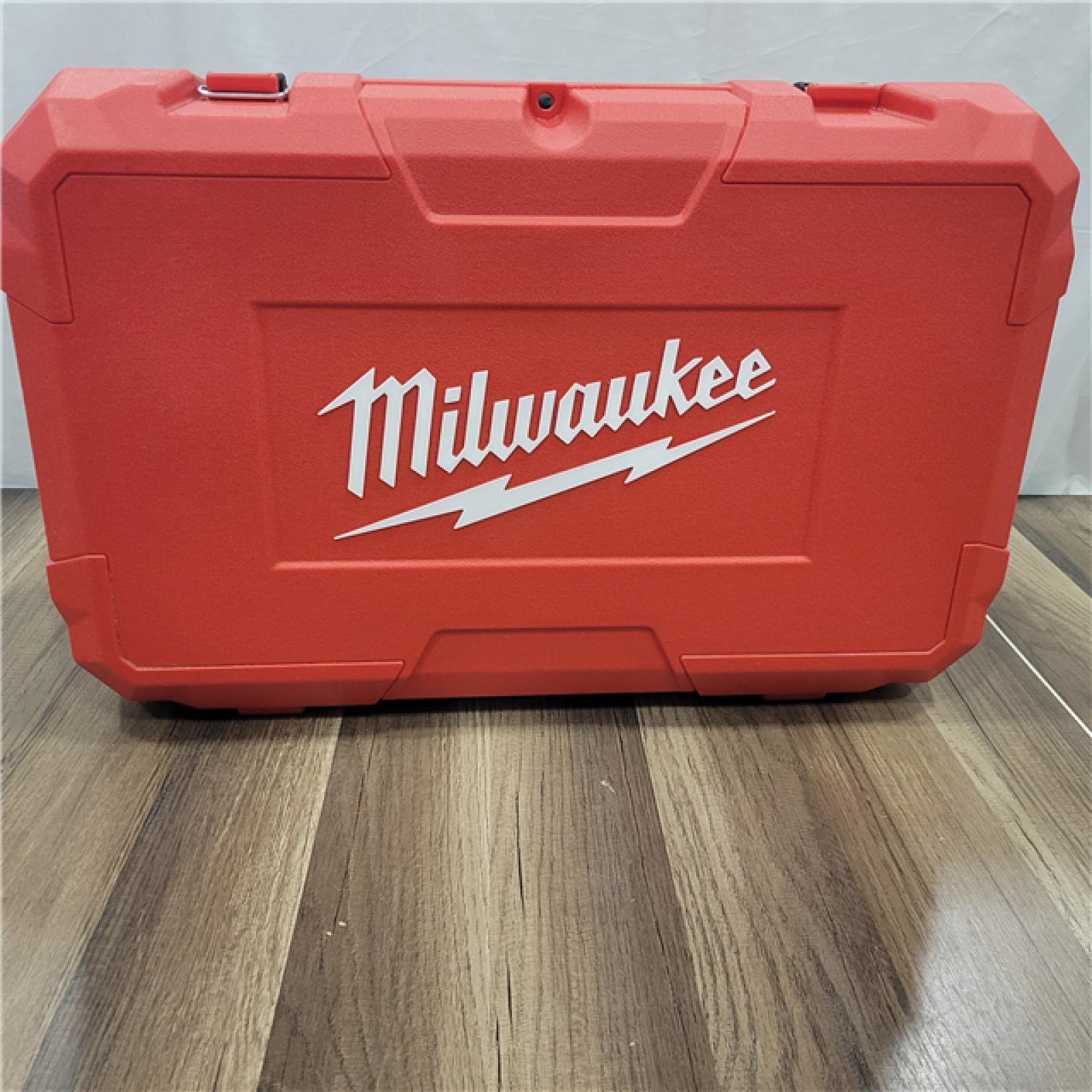 AS-IS Milwaukee M18 18-Volt Lithium-Ion Brushless Cordless FORCE LOGIC Press Tool Kit with 1/2 in. - 2 in. Jaws Kit (6-Jaws Included)