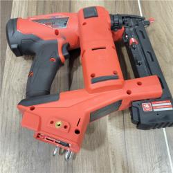 AS-IS MILWAUKEE FUEL 18-Volt Lithium-Ion Brushless Cordless 18-Gauge 1/4 in. Narrow Crown Stapler (Tool-Only)
