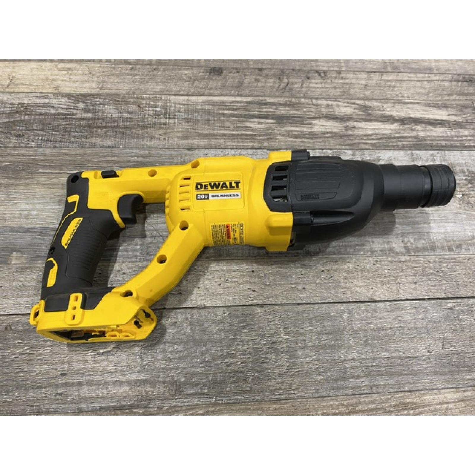 AS-IS DEWALT 20V MAX Cordless Brushless 1 in. SDS Plus D-Handle Concrete and Masonry Rotary Hammer (Tool Only)