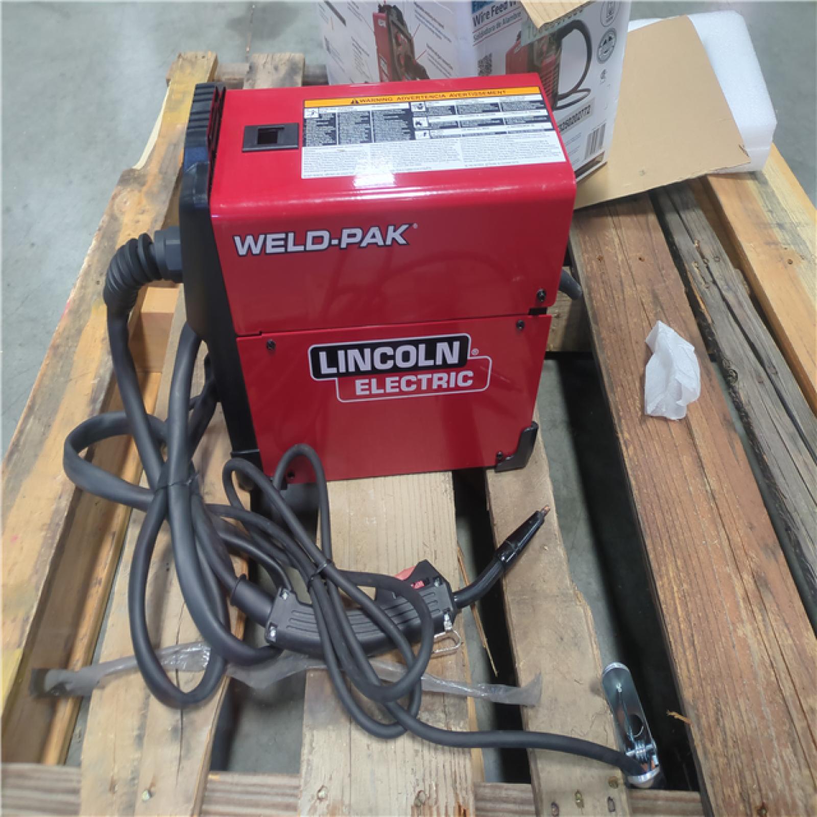 CALIFORNIA AS-IS lINCOLN ELECTRIC WELD-PAK