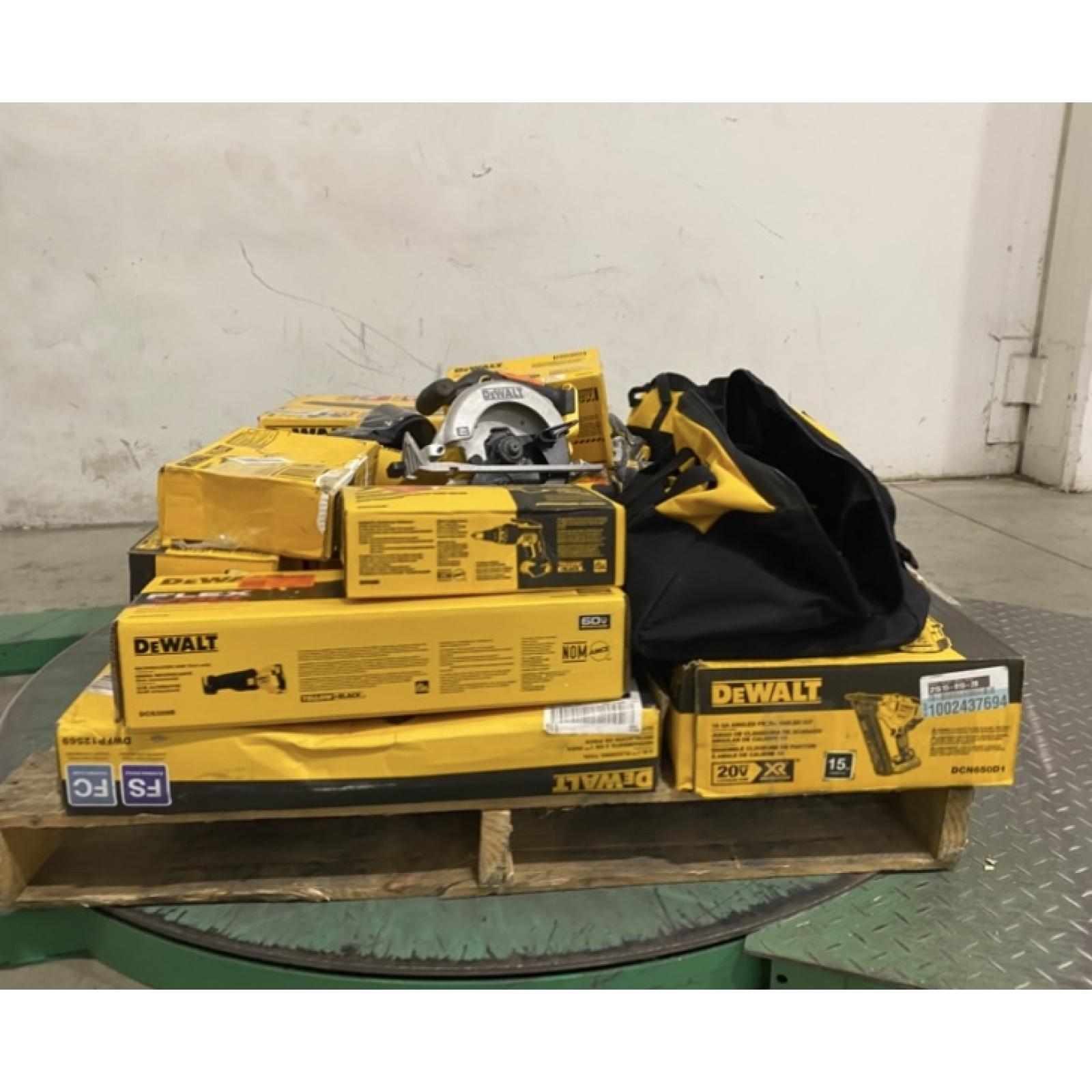 Dallas Location - As-Is DEWALT Tool Pallet