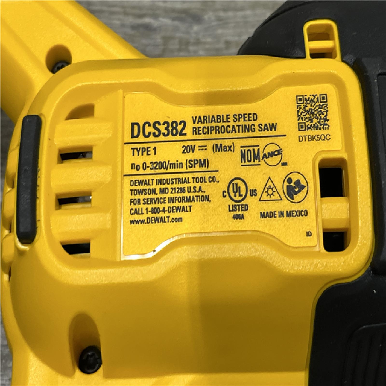 AS-IS DEWALT 20V MAX Cordless Brushless Reciprocating Saw (Tool Only)