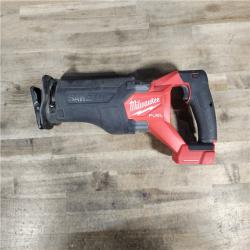 HOUSTON LOCATION - AS-IS Milwaukee M18 18V Fuel Sawzall 1-1/4  Reciprocating Saw Cordless Lithium-Ion Brushless 2821-20 (TOOL ONLY)
