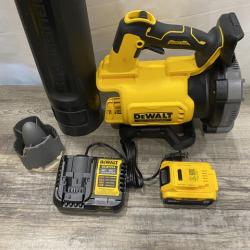 AS-IS DEWALT 20V MAX* XR Brushless Cordless Handheld Blower Kit