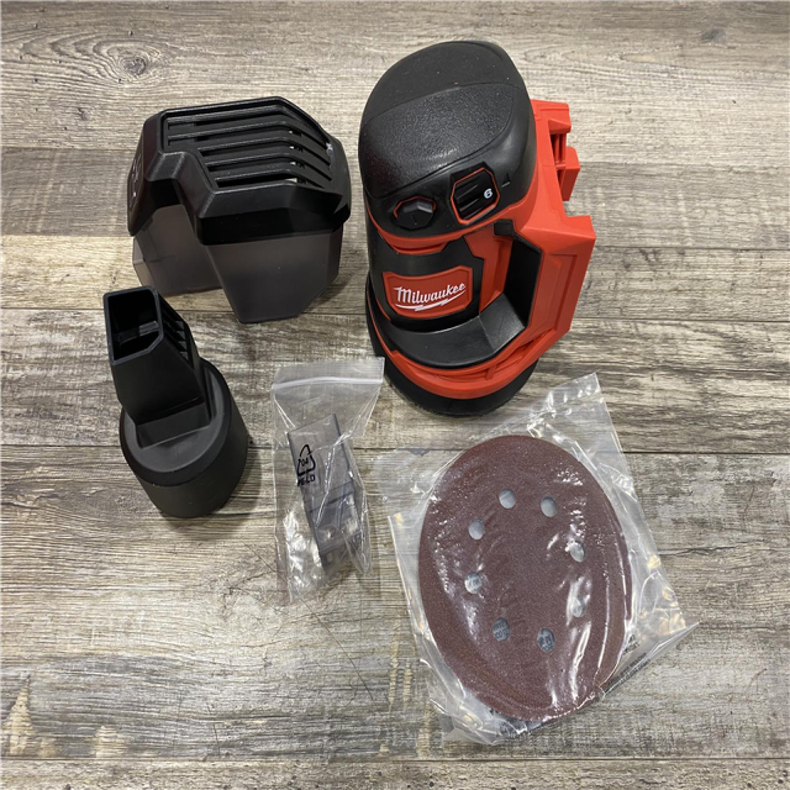 AS-IS Milwaukee 18V Lithium-Ion Cordless 5 in. Random Orbit Sander (Tool-Only)