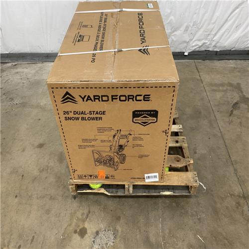 Houston Location AS IS - Yard Force 26in Snow Blower
