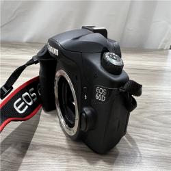 AS-IS Canon EOS 60D 18 MP CMOS Digital SLR Camera