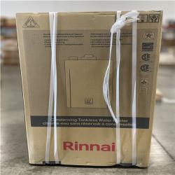 DALLAS LOCATION- AS-IS RINNAI Sensei High Efficiency 11 GPM 199,000 BTU Natural Gas/Propane Tankless Water Heater w/ Recirculating Pump
