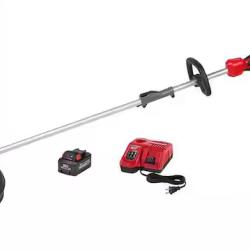 NEW! - Milwaukee M18 FUEL 18V Lithium-Ion Brushless Cordless String Trimmer with QUIK-LOK Attachment Capability and 8.0 Ah Battery