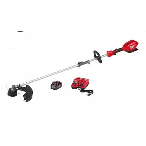 NEW! - Milwaukee M18 FUEL 18V Lithium-Ion Brushless Cordless String Trimmer with QUIK-LOK Attachment Capability and 8.0 Ah Battery