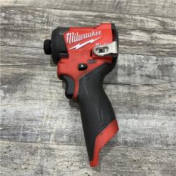 AS-IS Milwaukee FUEL 12V Lithium-Ion Brushless Cordless 1/4 in. Hex Impact Driver (Tool-Only)