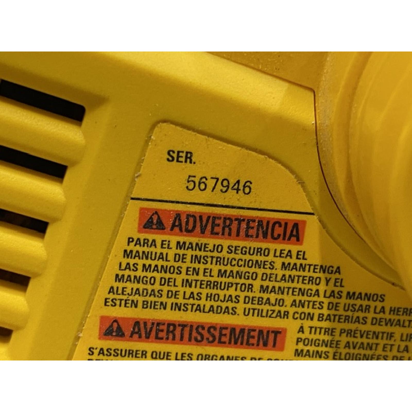 AS-IS DEWALT 20V MAX XR Cordless Brushless 3-1/4 in. Planer (Tool Only)