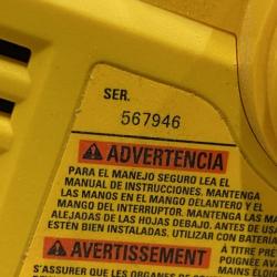 AS-IS DEWALT 20V MAX XR Cordless Brushless 3-1/4 in. Planer (Tool Only)