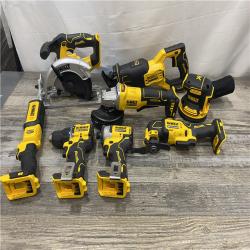AS-IS DEWALT 20V Lithium-Ion Cordless 8-Tool Combo Kit