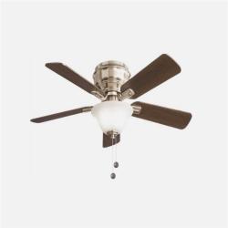 DALLAS LOCATION - Hawkins 44 in. LED Brushed Nickel Ceiling Fan with Light Kit Brown PALLET-(24 UNITS)