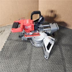 HOUSTON LOCATION - AS-IS Milwaukee M18 FUEL 7-1/4 in. Cordless Brushless Dual-Bevel Sliding Compound Miter Saw (TOOL ONLY)