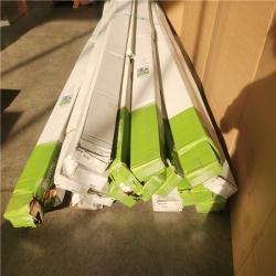 Phoenix AS-IS Barrette Outdoor Living VersaRail 4 in. x 4 in. x 120 in. White Flat Post Wrap Pallet (17-Posts)