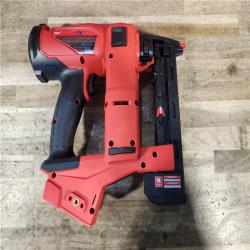 HOUSTON LOCATION - AS-IS (APPEARS LIKE NEW) Milwaukee FUEL 18-Volt Lithium-Ion Brushless Cordless 18-Gauge 1/4 in. Narrow Crown Stapler (Tool-Only)