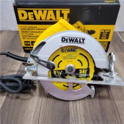 GOOD  DEWALT  15 Amp Corded 7-1/4 in. Lightweight Circular Saw