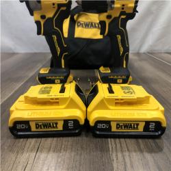 AS-IS DEWALT ATOMIC 20-Volt MAX Lithium-Ion Cordless Combo Kit
