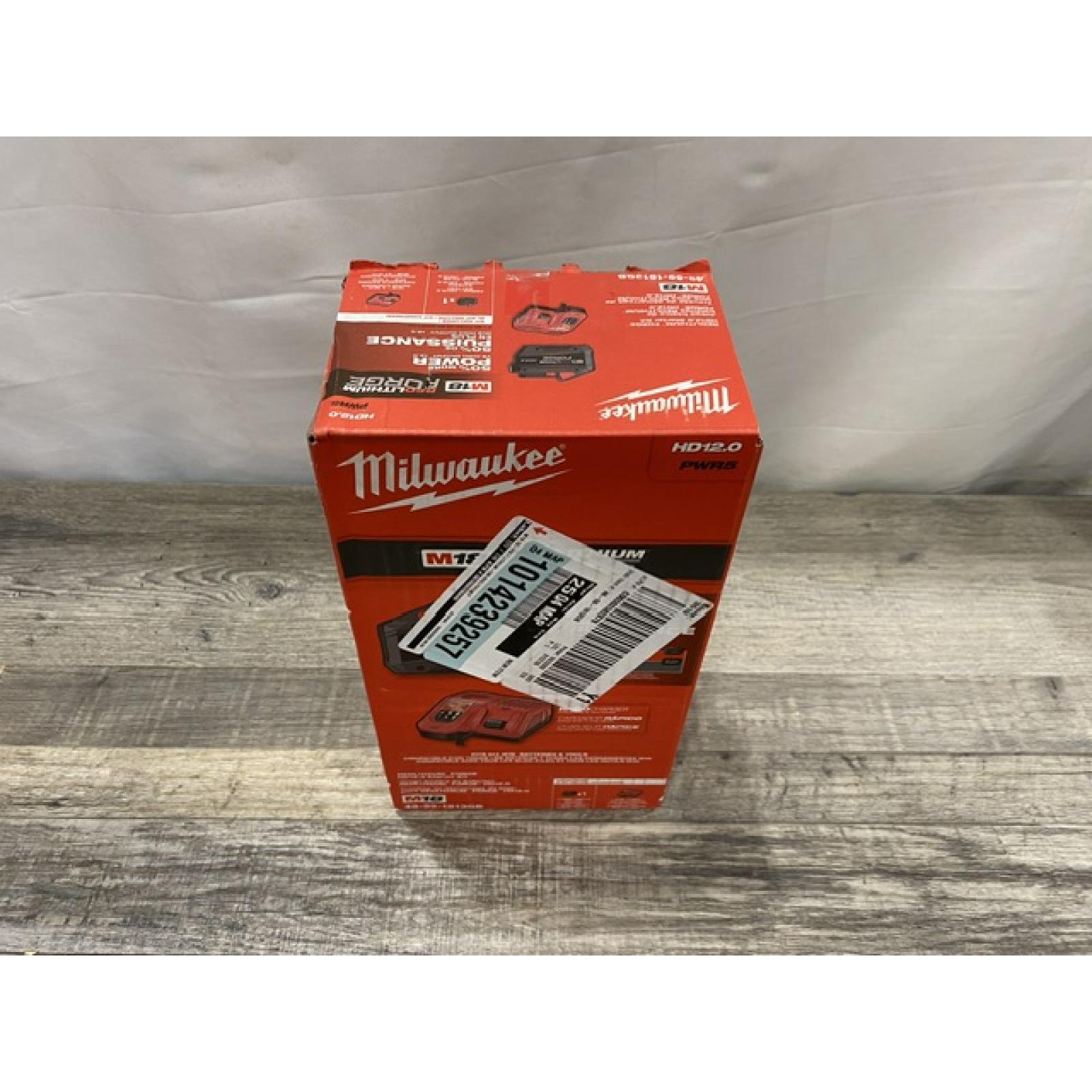 NEW - Milwaukee 18-Volt Lithium-Ion REDLITHIUM FORGE Starter Kit with 12. 0Ah Battery and Charger