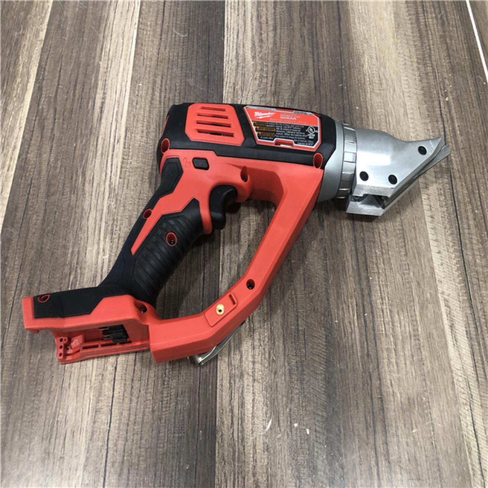 AS-IS Milwaukee 18-Volt Lithium-Ion Cordless 18-Gauge Double Cut Metal Shear (Tool-Only)