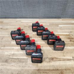 HOUSTON LOCATION - AS-IS MILWAUKEE BATTERY PACK QTY - 10
