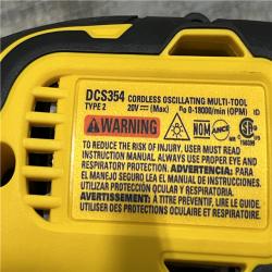 AS-IS DEWALT ATOMIC 20V MAX Cordless Brushless Oscillating Multi Tool (Tool Only)
