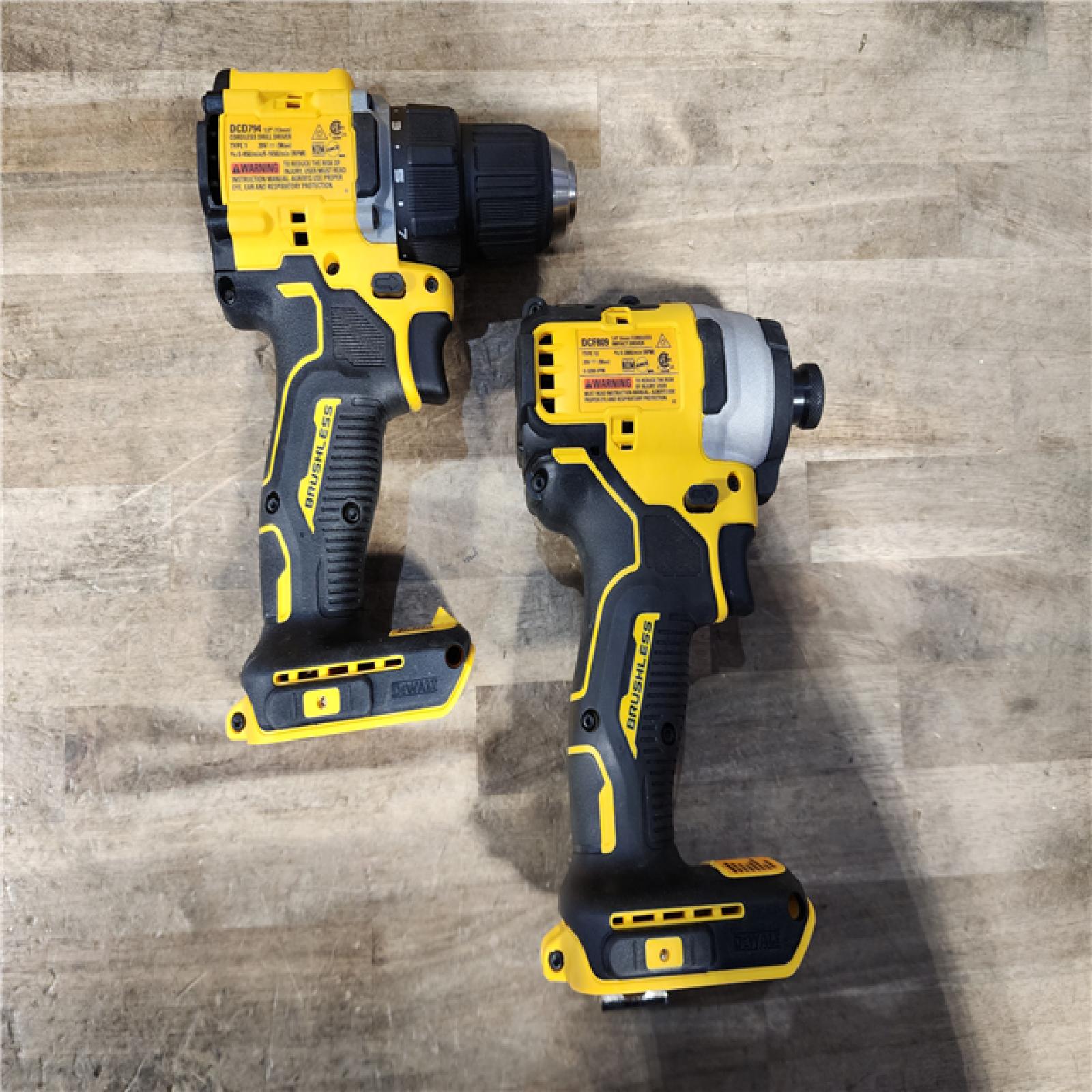 HOUSTON LOCATION - AS-IS DEWALT ATOMIC 20-Volt MAX Lithium-Ion Cordless Combo Kit