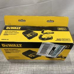 NEW - DEWALT 20V MAX Lithium-Ion Battery Kit with 5.0Ah and 2.0Ah Battery and Charger