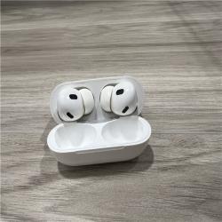 AS-IS Apple AirPods Pro (2nd Generation) with the USB-C MagSafe Charging Case