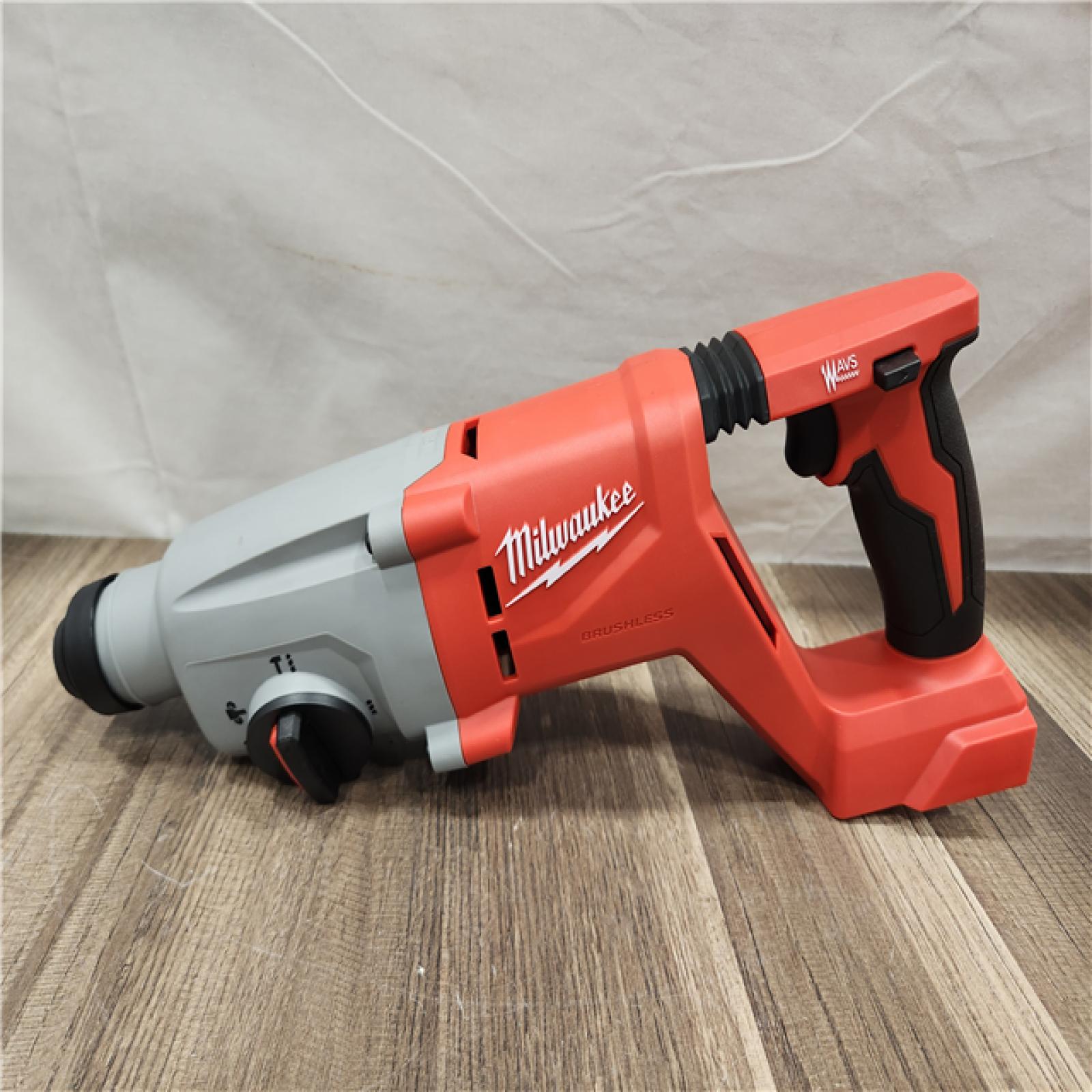 AS-IS- Milwaukee M18 18V Lithium-Ion Brushless Cordless 1 in. SDS-Plus D-Handle Rotary Hammer (Tool-Only)