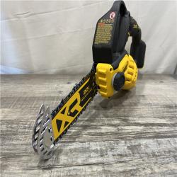 AS-IS DEWALT 20V MAX 8 in. Brushless Cordless Battery Powered Pruning Chainsaw (Tool Only)