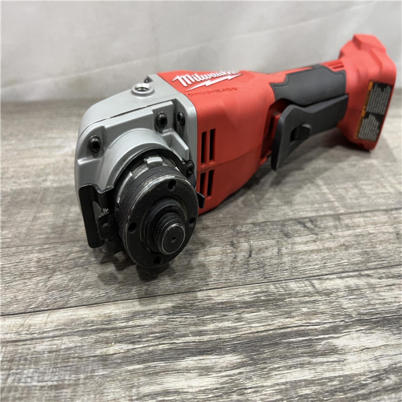 AS-IS Milwaukee 18V Lithium-Ion Brushless Cordless 4-1/2 in./5 in. Grinder w/Paddle Switch (Tool-Only)